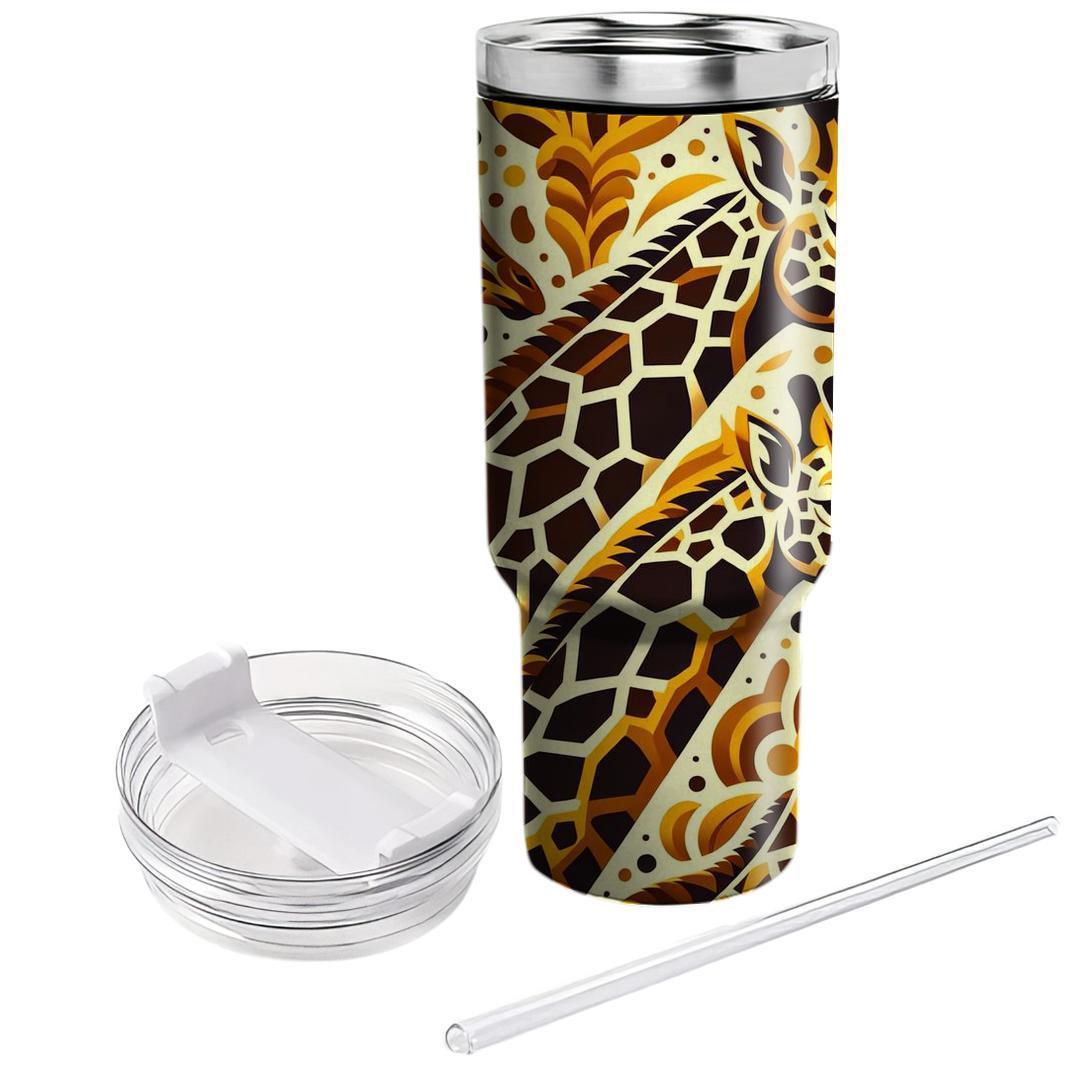 Bold Giraffe Prints  Travel Tumblers