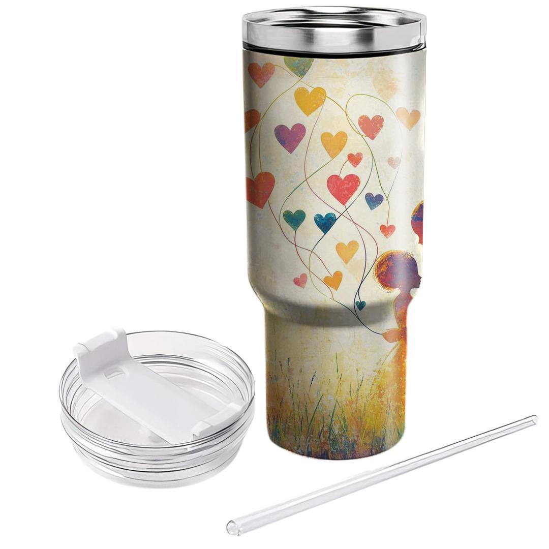 The Heartstrings Of Love: A Mother’s Unbreakable Bond Tumblers With Lids