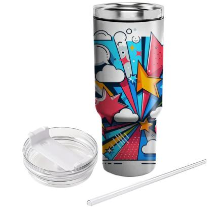 Pop Art Flashback  Travel Tumblers