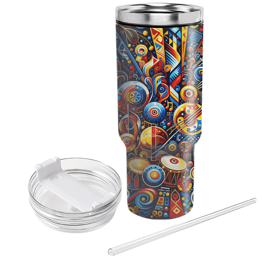 Festival Of Sounds - A Musical Celebration  Decorative Tumblers