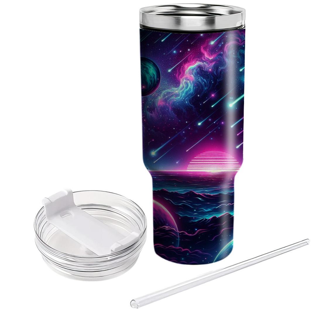 Cosmic Synth Odyssey  Unique Tumblers