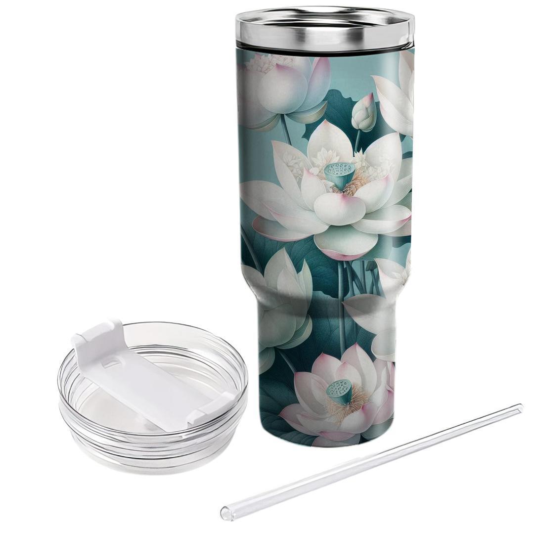 Ethereal Lotus Reverie  Tumbler Cups
