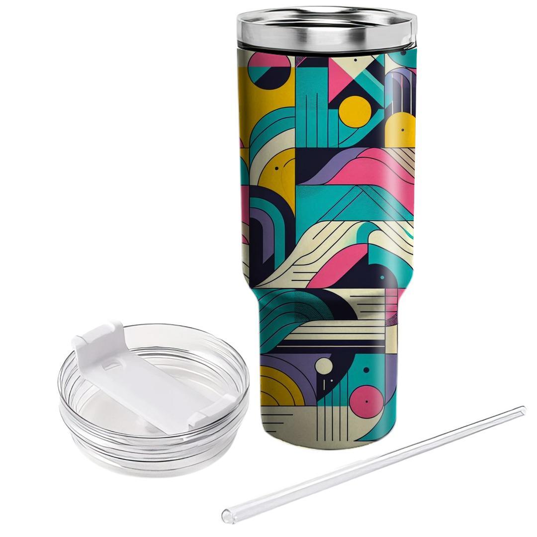 Modern Art Shapes  Insulated Tumblers
