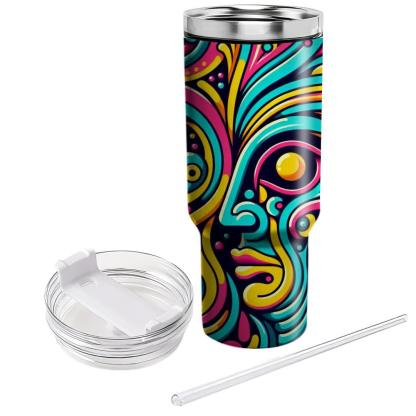 Electric Paisley Pop  Insulated Tumblers