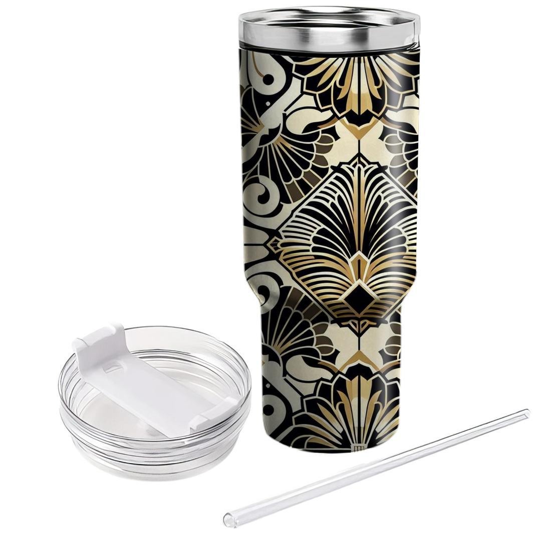 Chic Art Deco Fan  Custom Tumblers