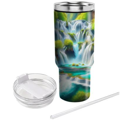 Spring Waterfall  Tumbler Cups