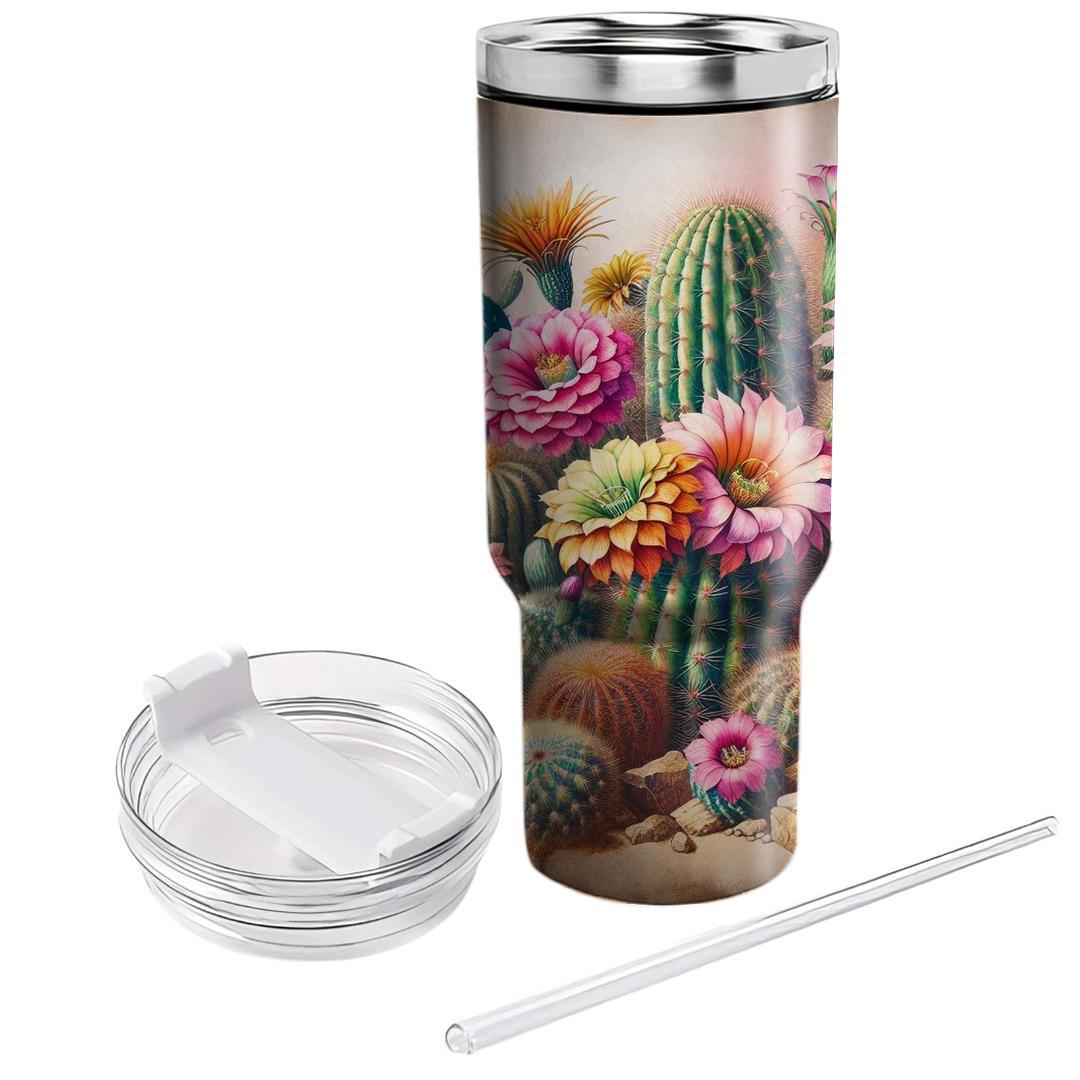 Cactus Bloom Delight  Tumblers For Gifts