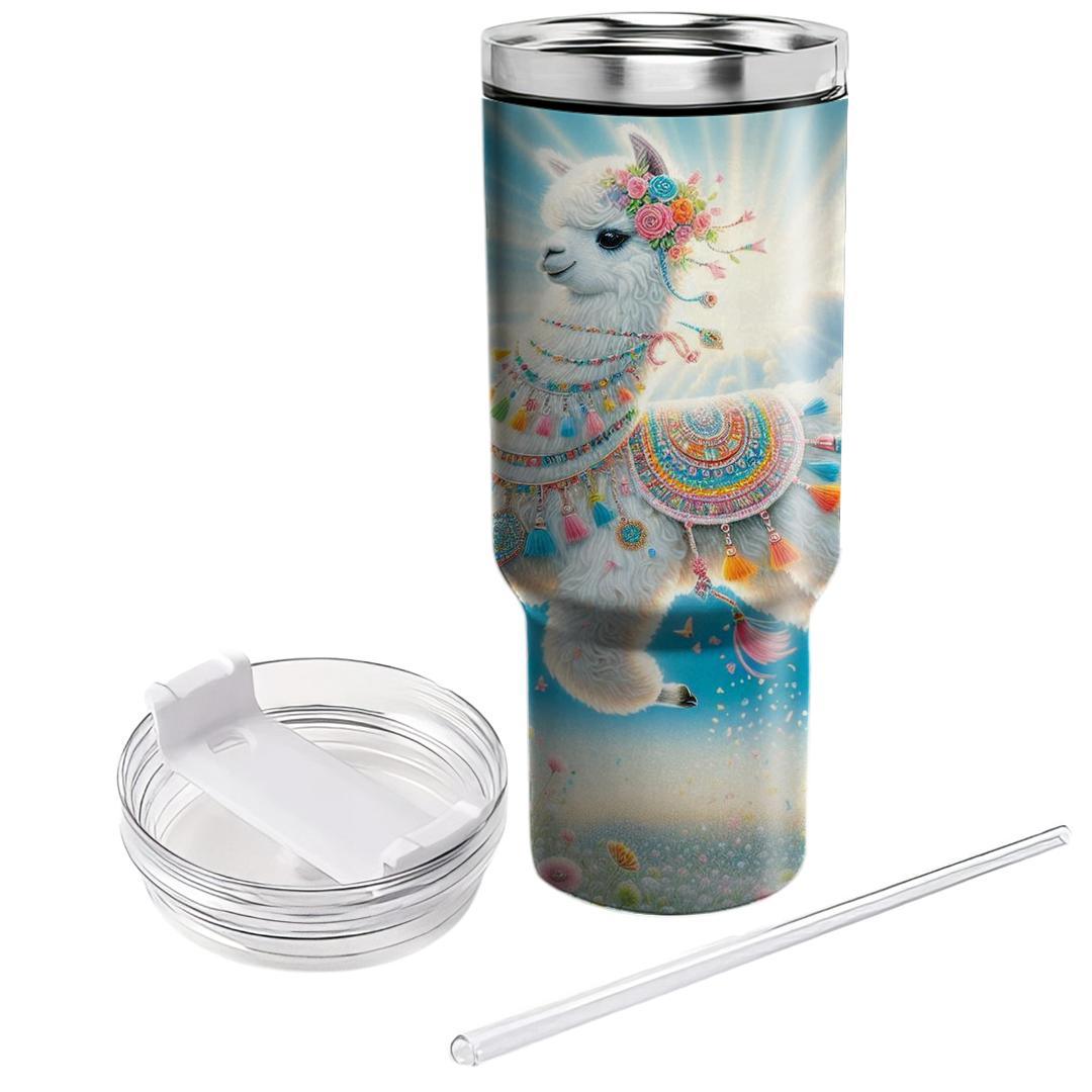 Sassy Alpaca Adventure  Tumblers With Lids