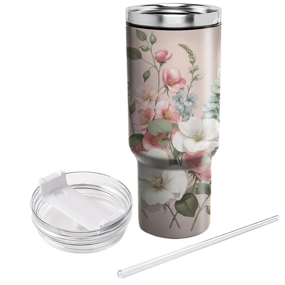 Feminine Blossom Garden  Tumbler Cups