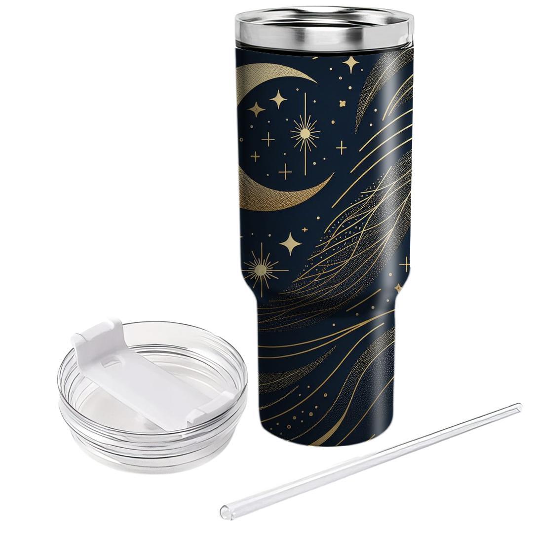 Charming Starry Night  Decorative Tumblers