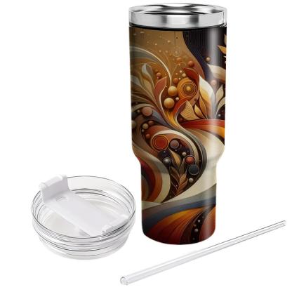 Abstract Gratitude - Thanksgiving  Of Thanks Tumblers With Lids