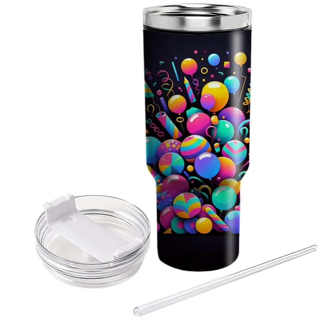 Party Time Neon  Personalized Tumblers