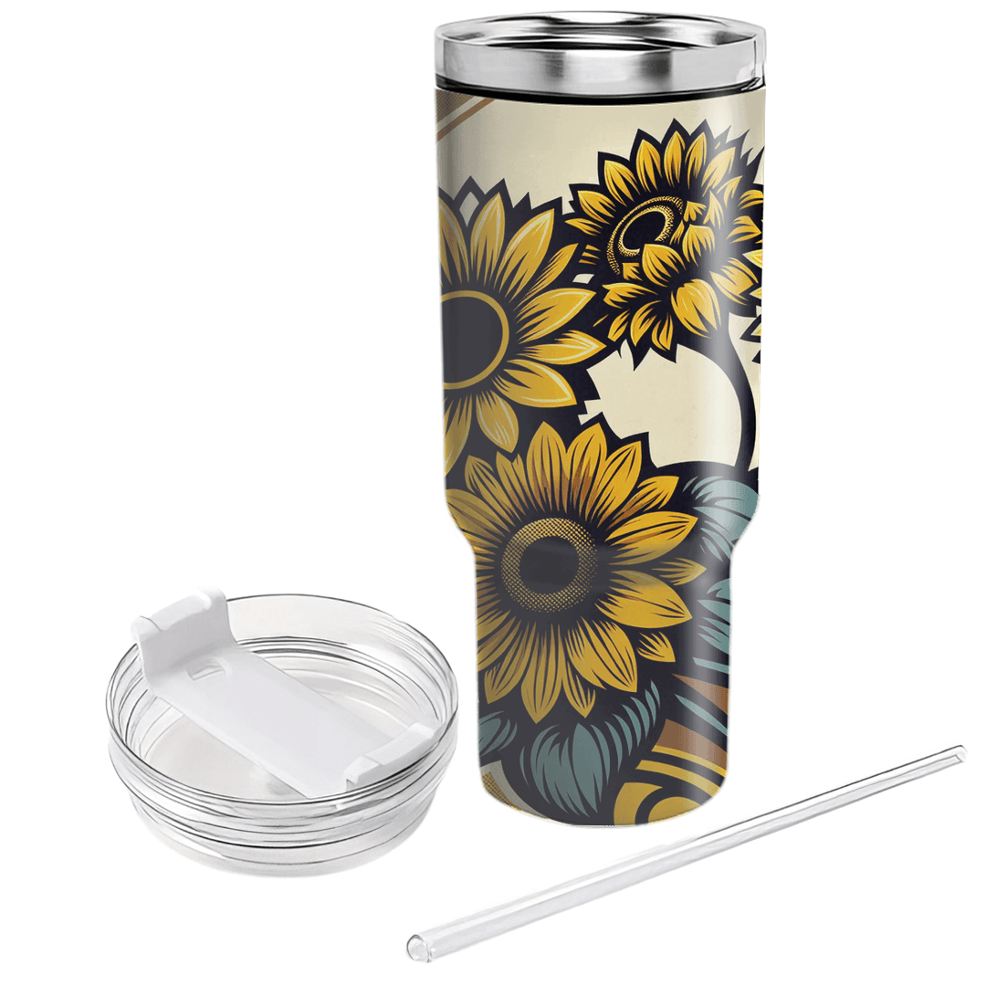 Sunflower Power Unique Tumblers