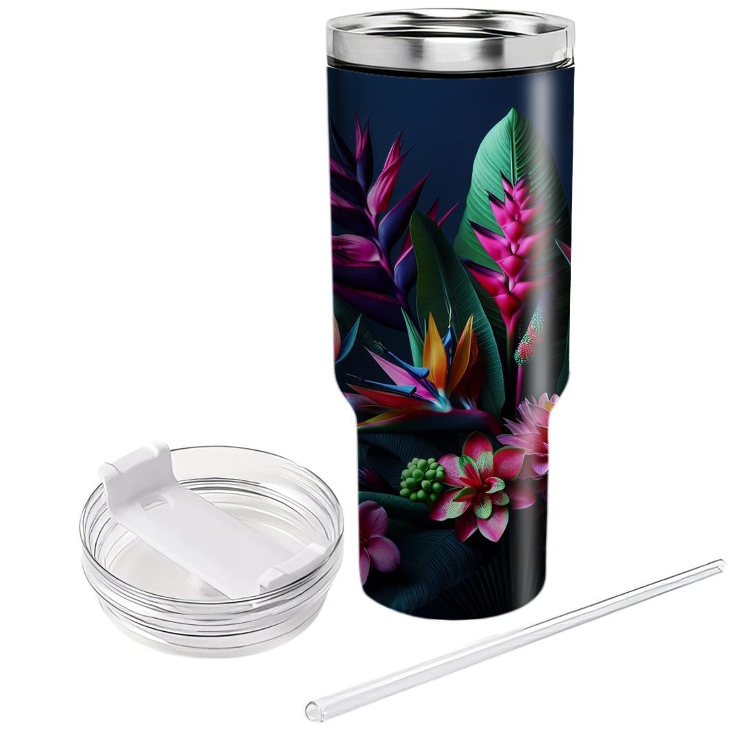 Exotic Blossom  Unique Tumblers