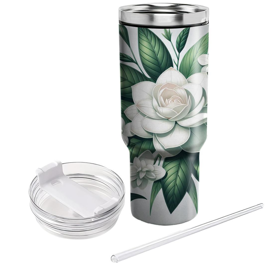 Lush Gardenia Essence  Unique Tumblers