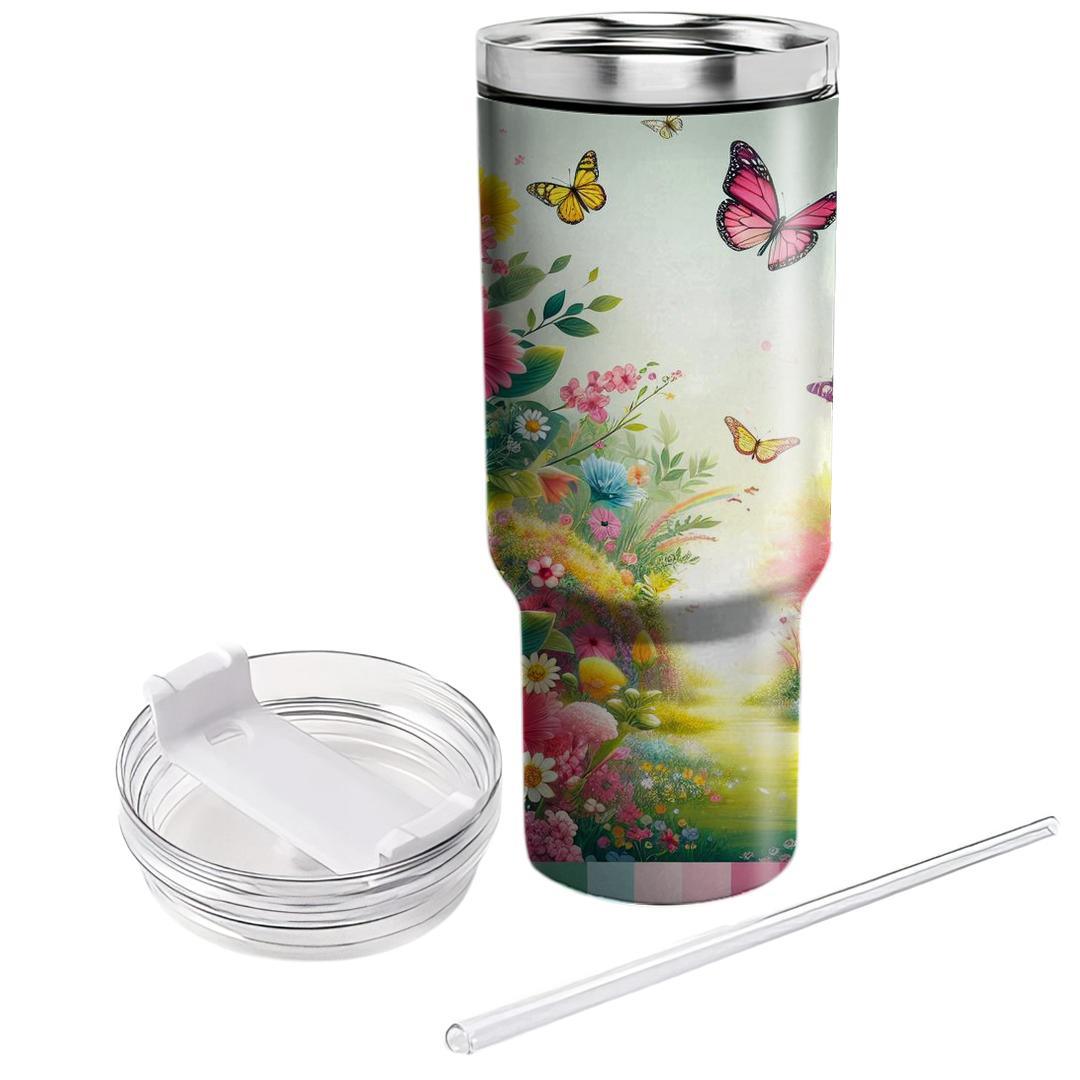 Spring Floral Festival  Tumblers With Lids