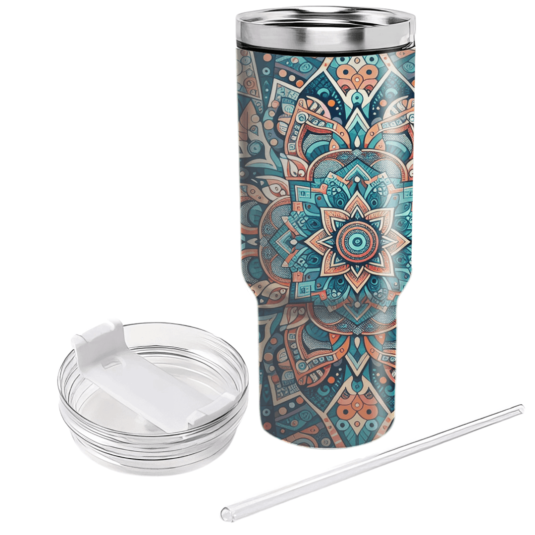 Kaleidoscope Patterns Tumblers With Lids