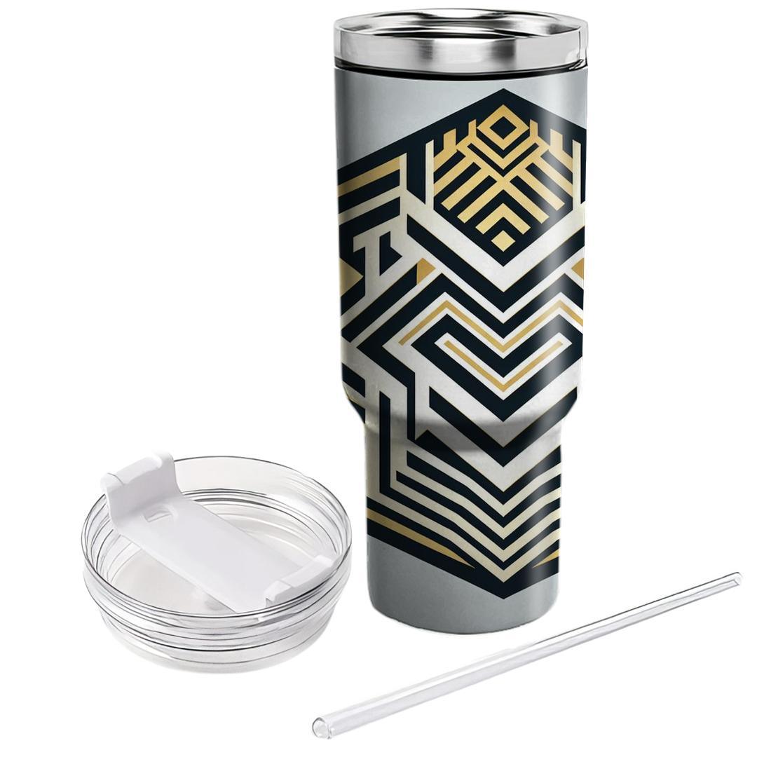 Art Deco Chevron Pattern  Decorative Tumblers
