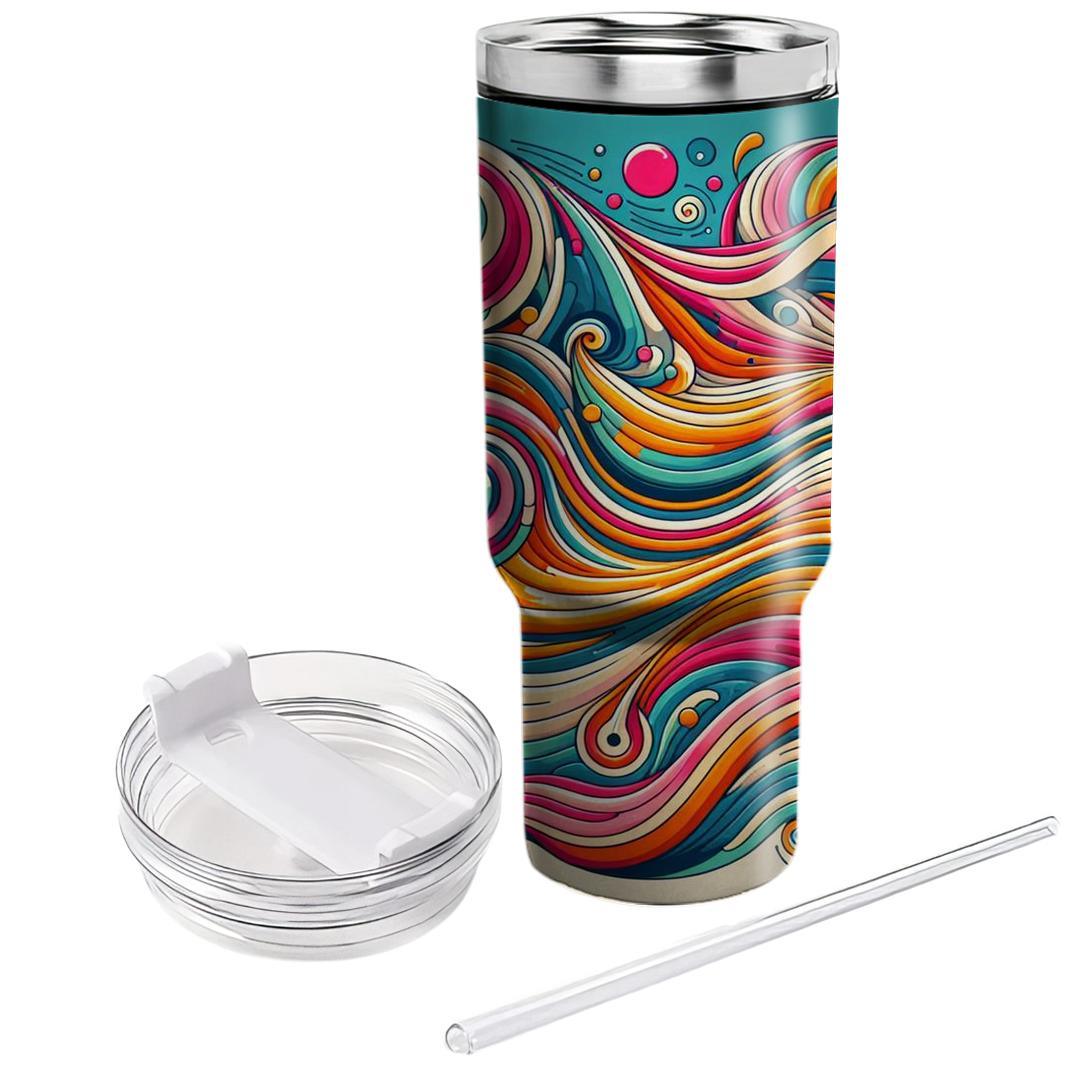 Groovy   Tumblers With Lids