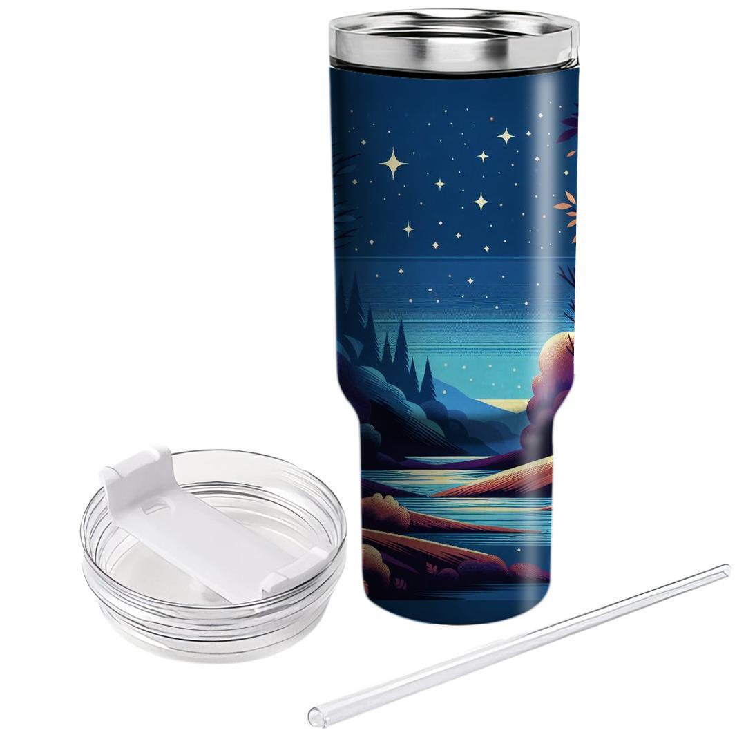 Autumn Nights Starry  Tumbler Cups