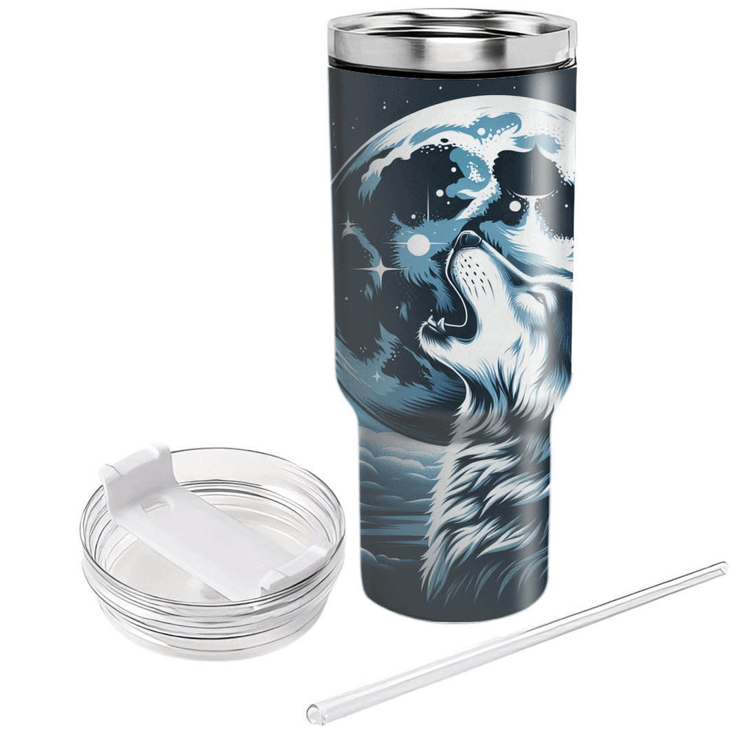 Mystical Wolf Howl  Tumblers For Gifts