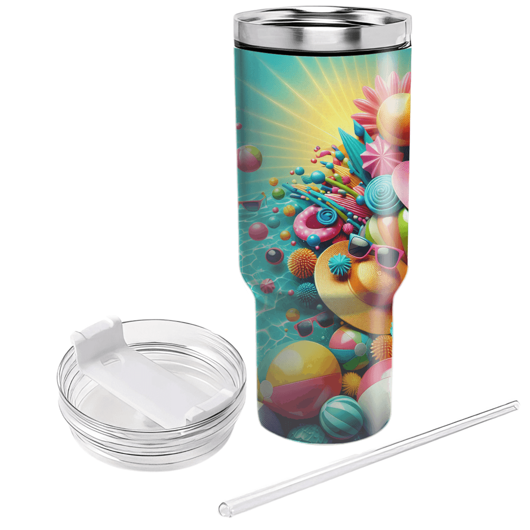 Summer Poolside Vibes  Tumbler Cups