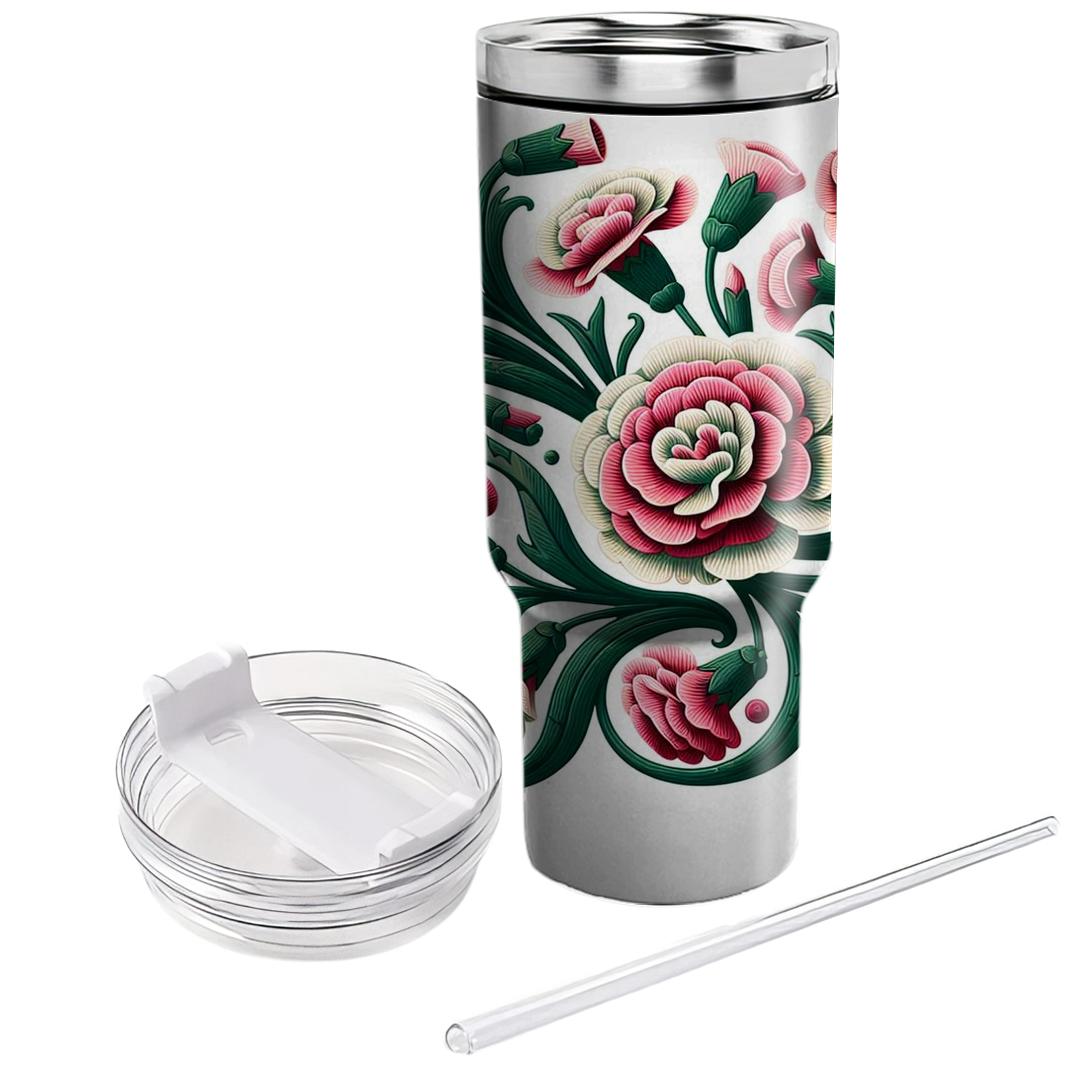 Carnation Carousel  Tumblers For Gifts