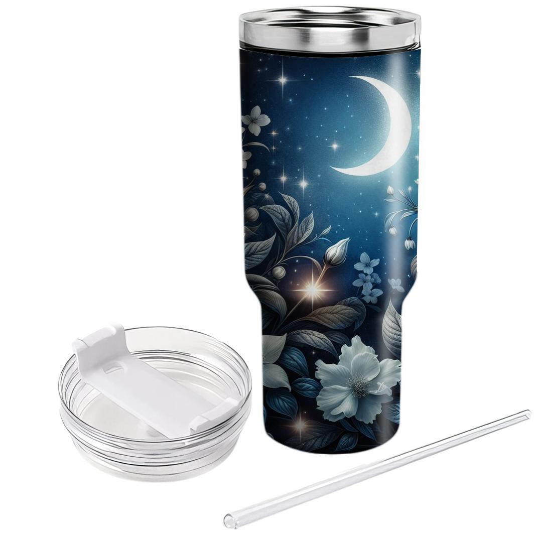 Celestial Blooms  Unique Tumblers
