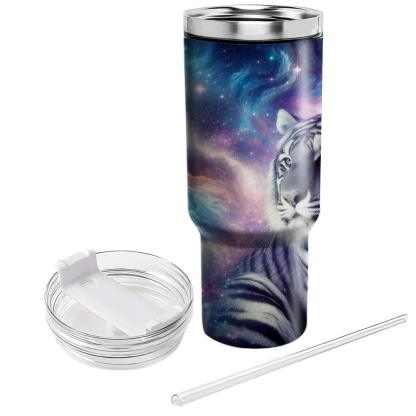 Galactic Tiger Dream  Travel Tumblers