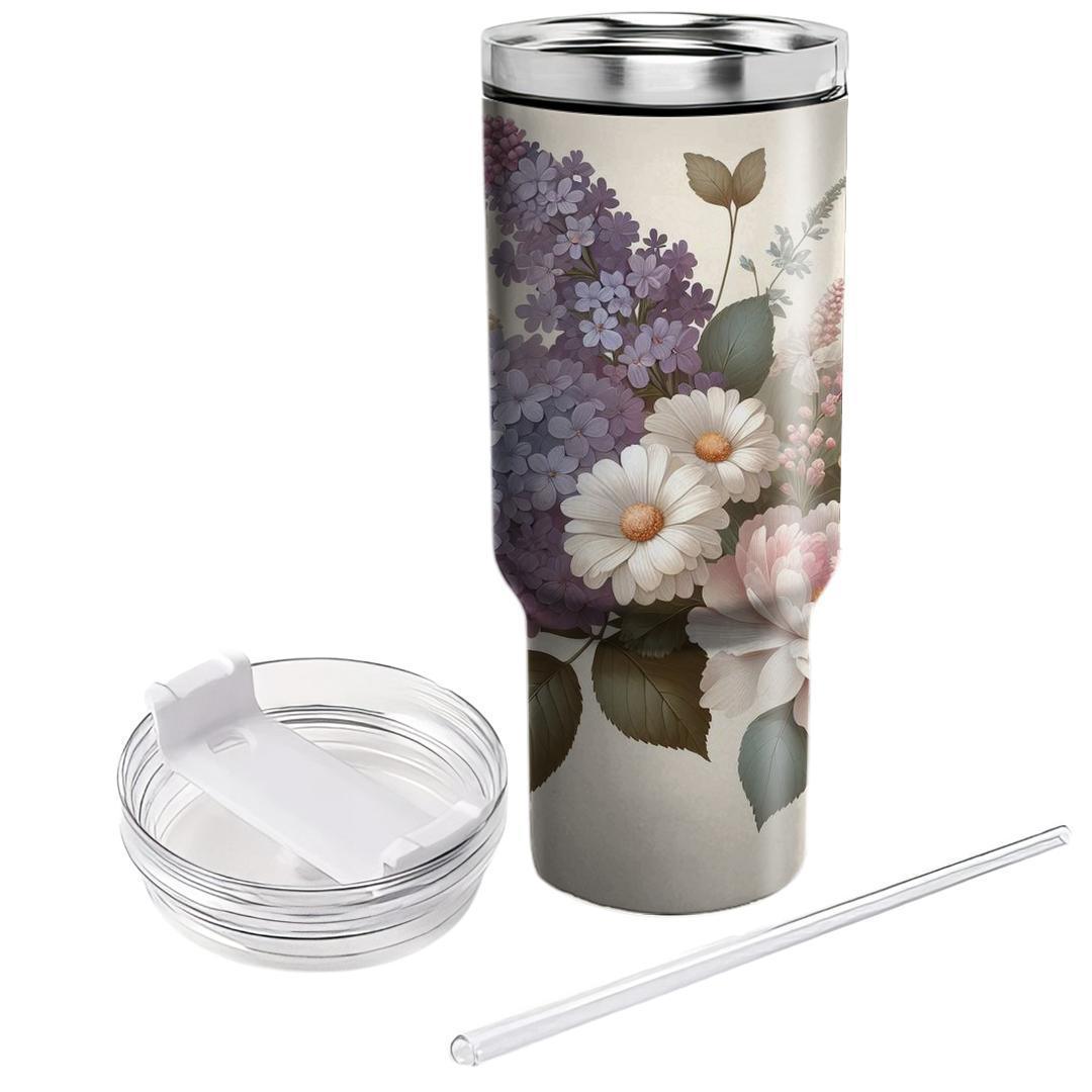 Dreamy Floral Whispers  Insulated Tumblers