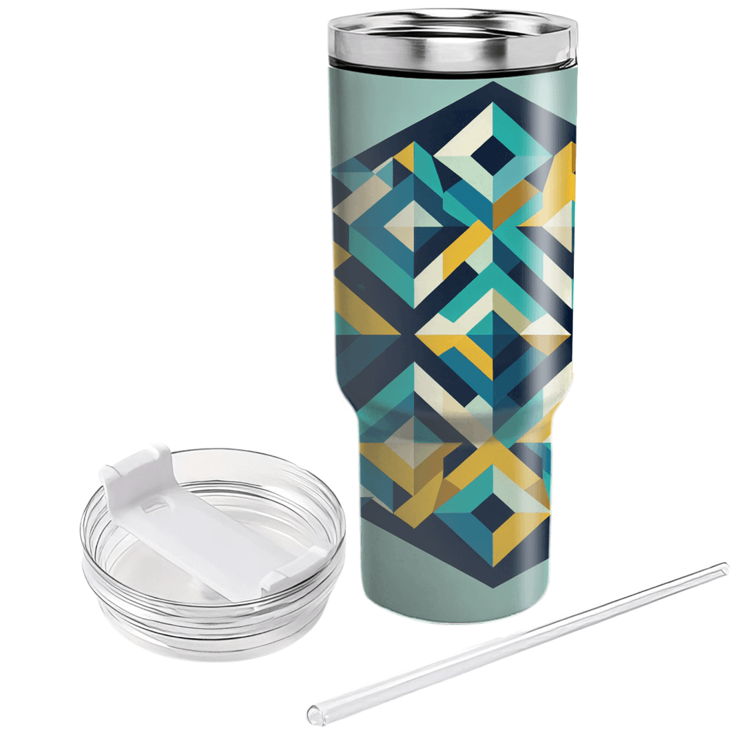 Dynamic Diamond Grid  Insulated Tumblers