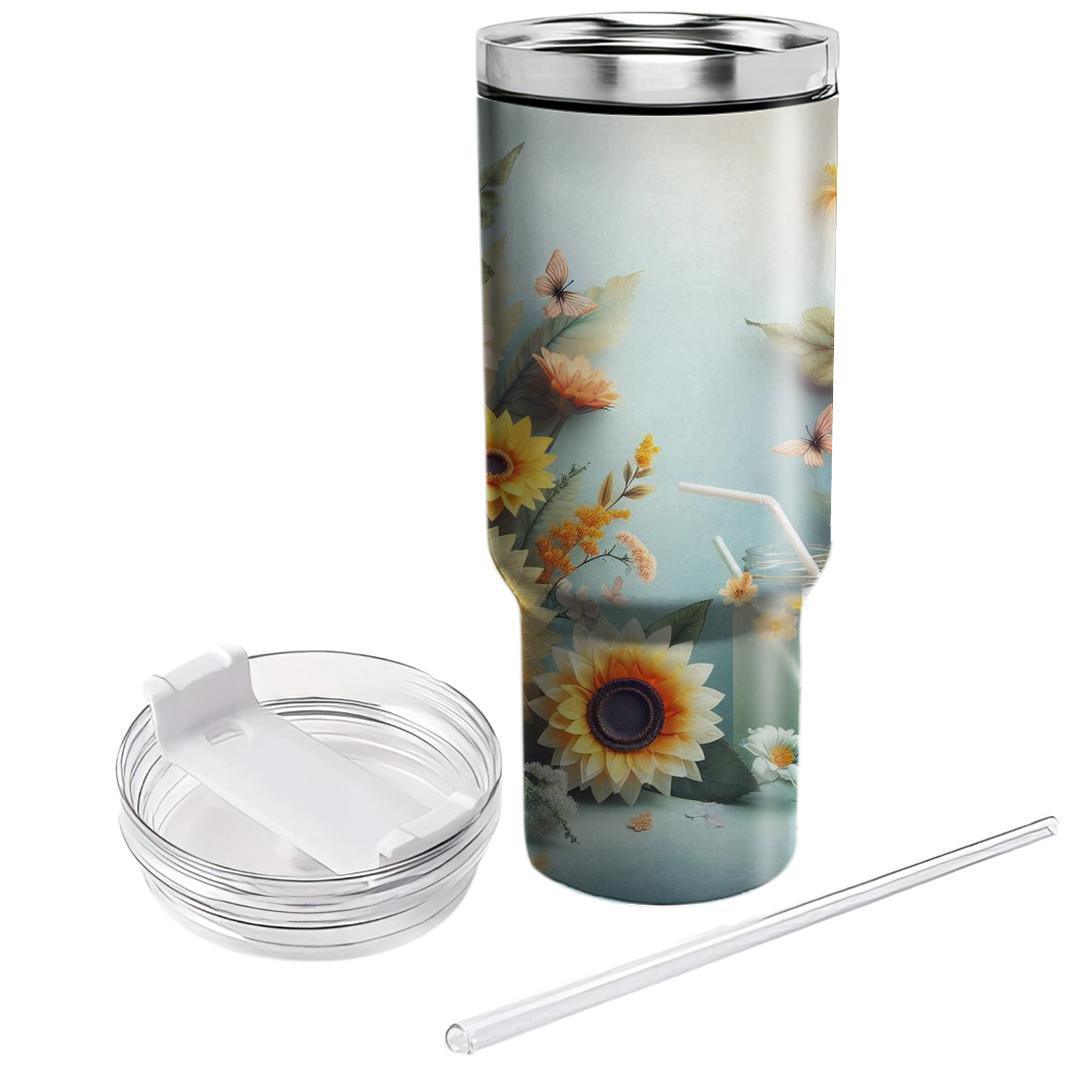 Spring Sunshine & Blooms  Travel Tumblers