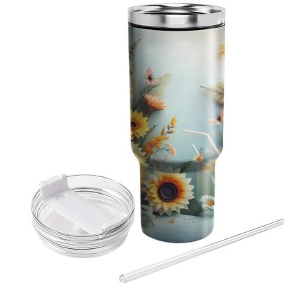 Spring Sunshine & Blooms  Travel Tumblers