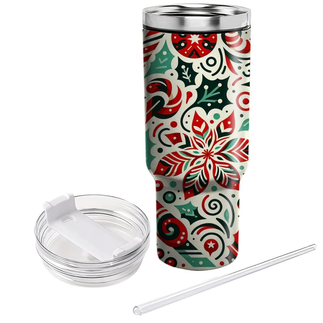 Festive Yuletide  Unique Tumblers