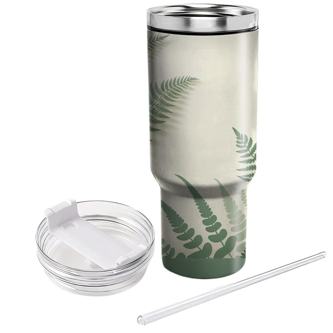 Fern Frond Serenity  Tumbler Cups