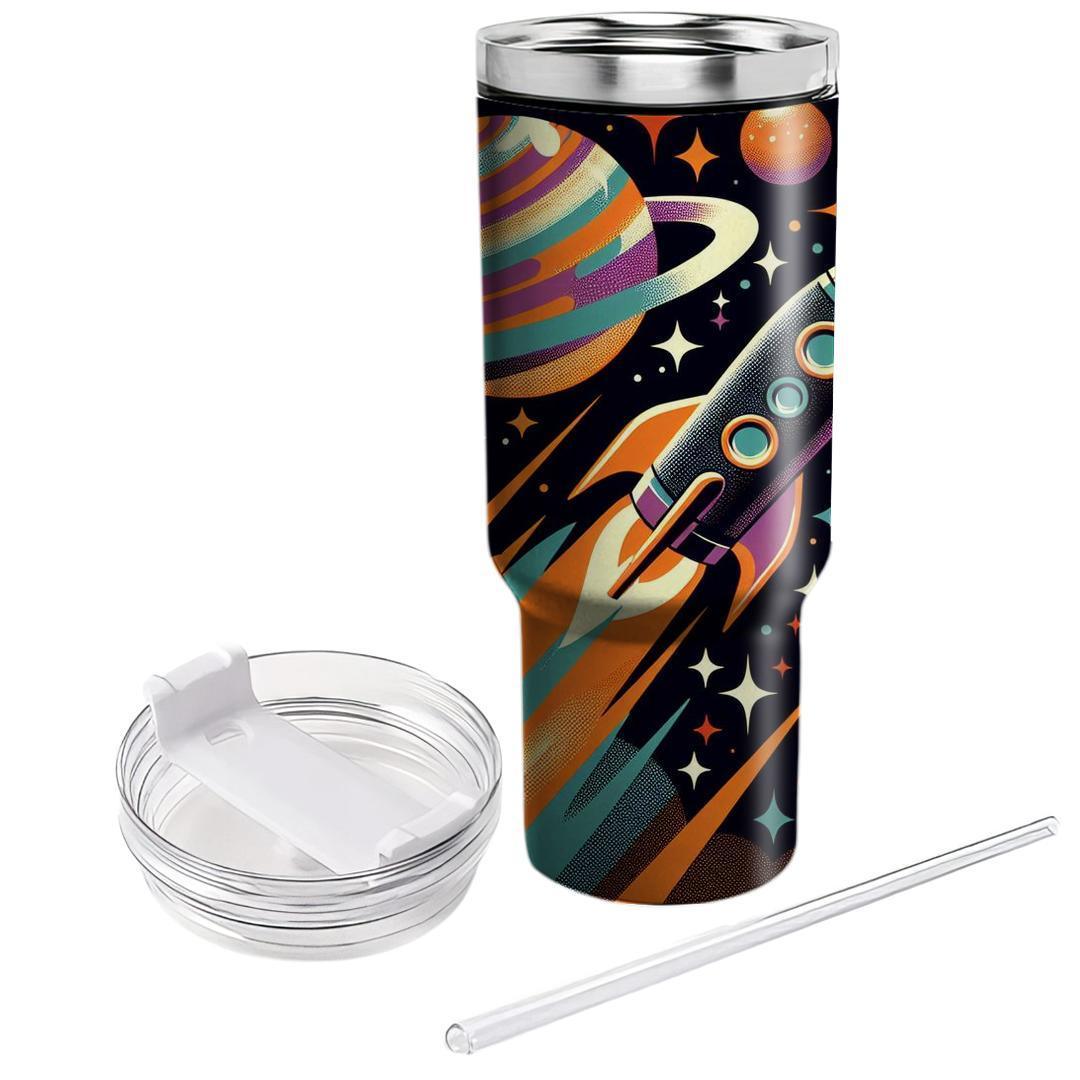 Groovy Space Odyssey  Travel Tumblers