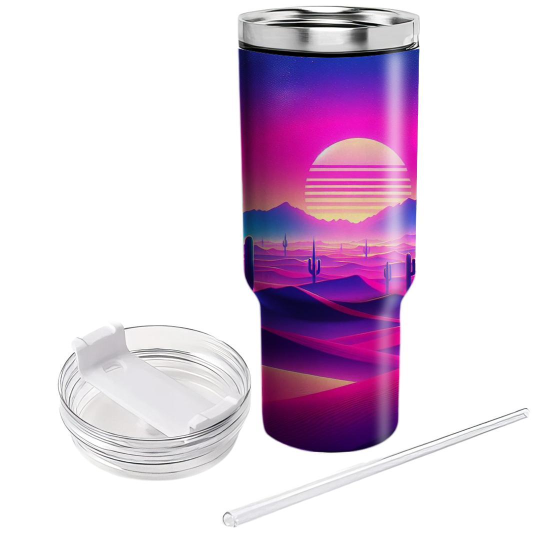 Synth Desert  Personalized Tumblers