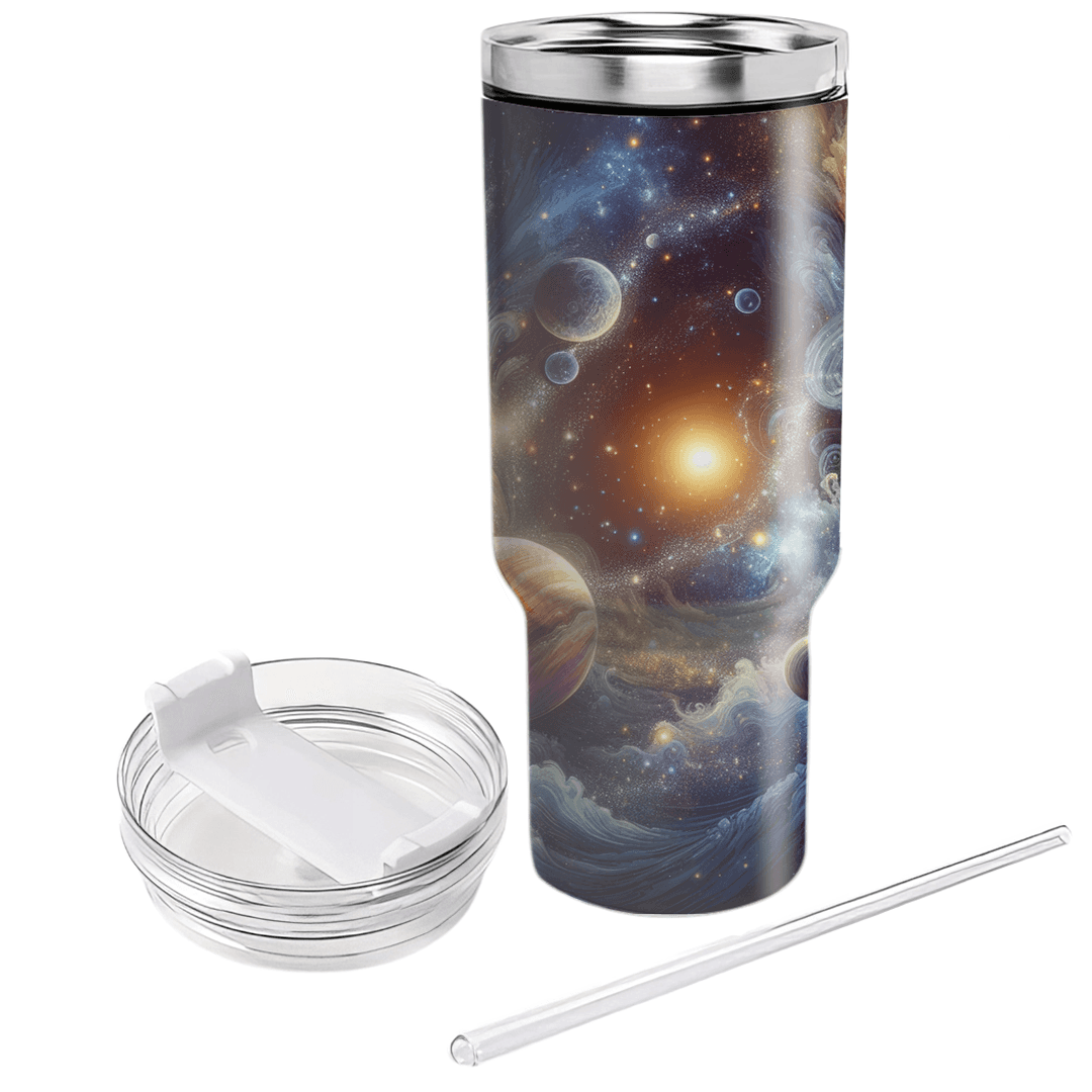 Cosmic Harmony - Space Exploration Day  Decorative Tumblers