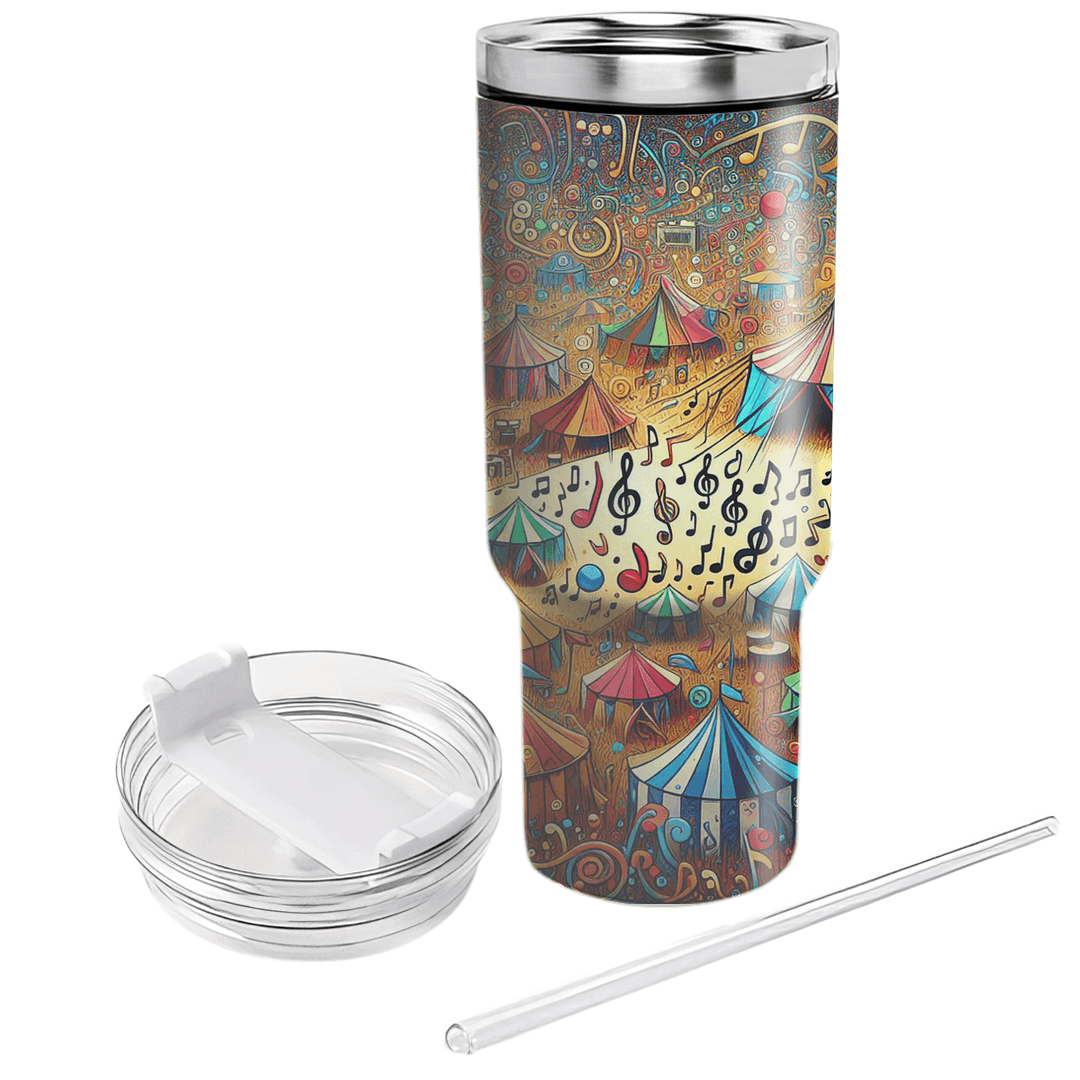 Summer Festival Vibes Travel Tumblers