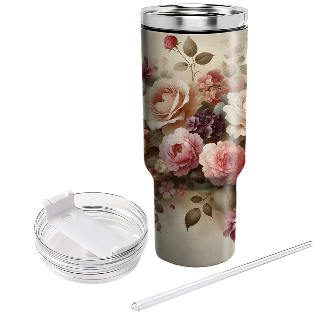 Classic Floral Medley  Decorative Tumblers