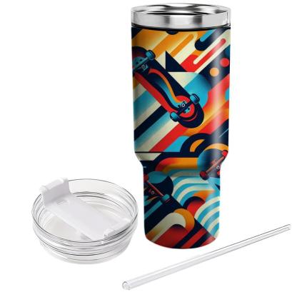 Vintage Skateboard Graphics  Personalized Tumblers