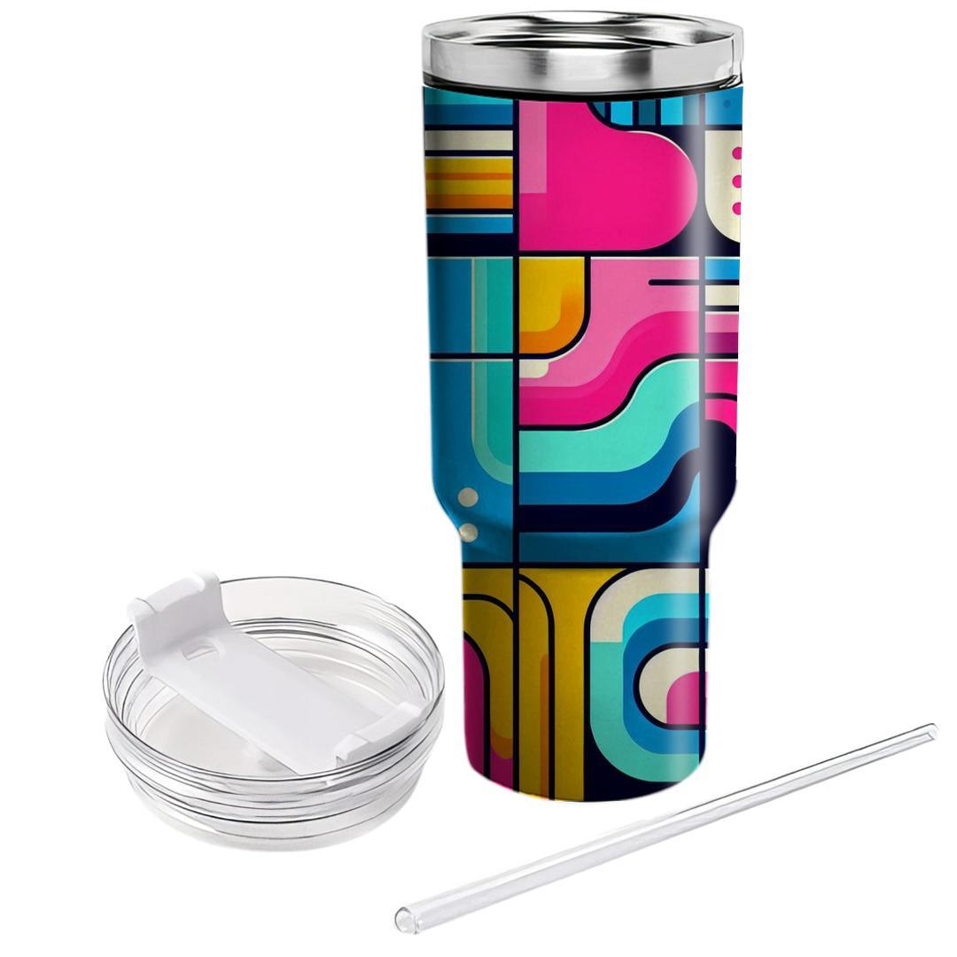 Colorblock Craze  Tumbler Cups