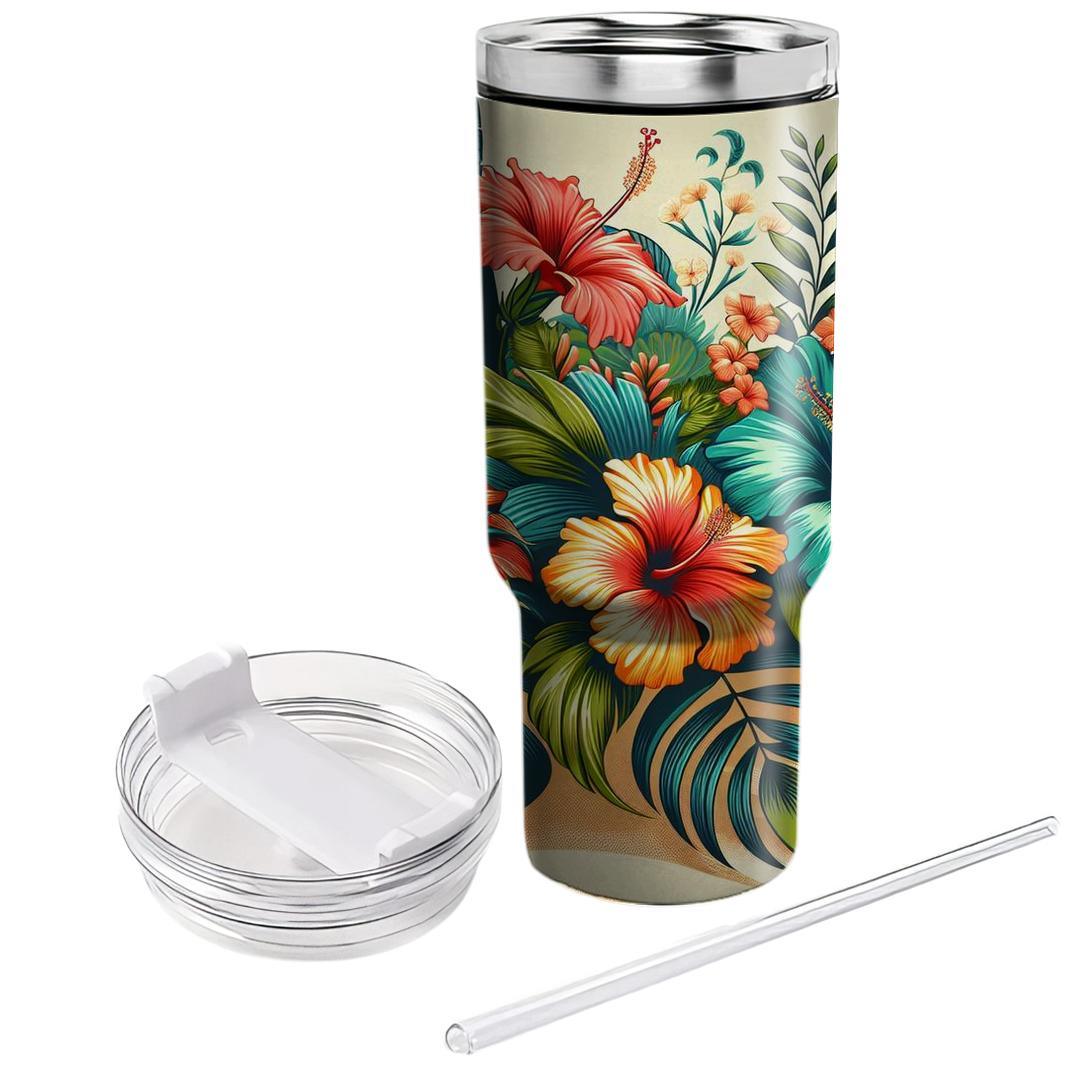 Floral Safari Adventure  Unique Tumblers