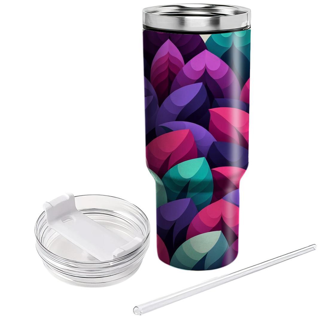 Dynamic Petal Overlap  Tumblers For Gifts