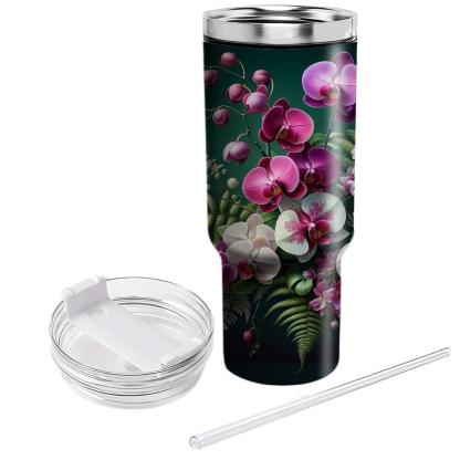 Enchanted Orchid Oasis  Tumbler Cups