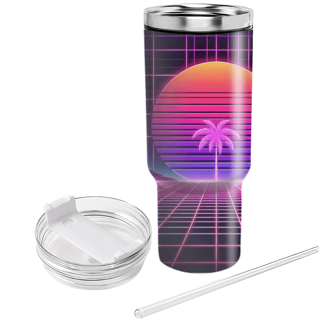 Retro Synthwave  Tumbler Cups