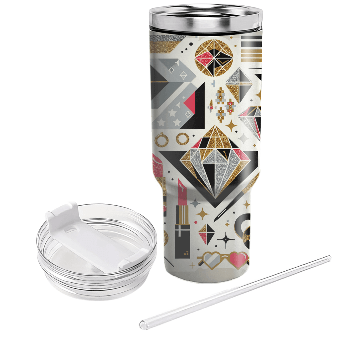 Glitz And Glam  Tumblers With Lids
