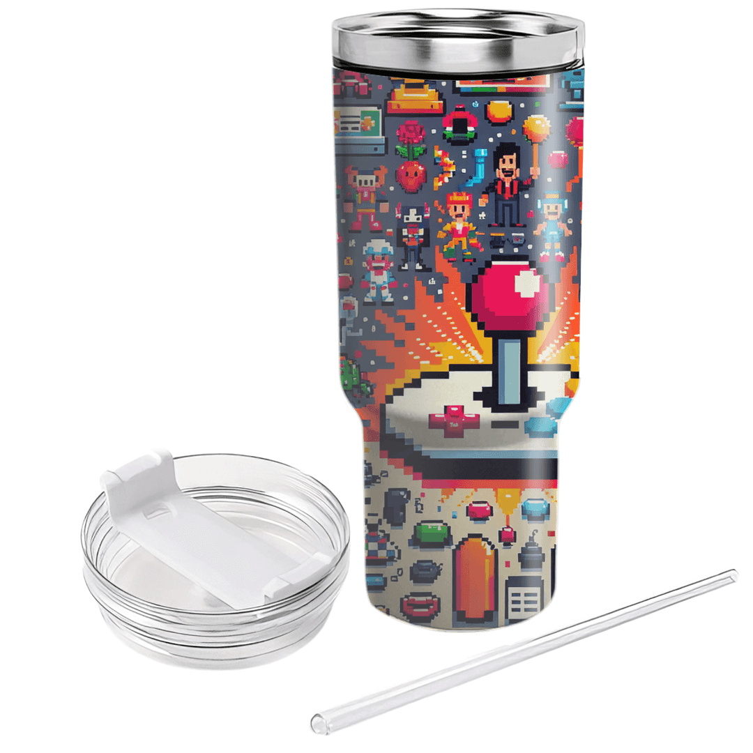 Retro Video Game Vibes  Custom Tumblers