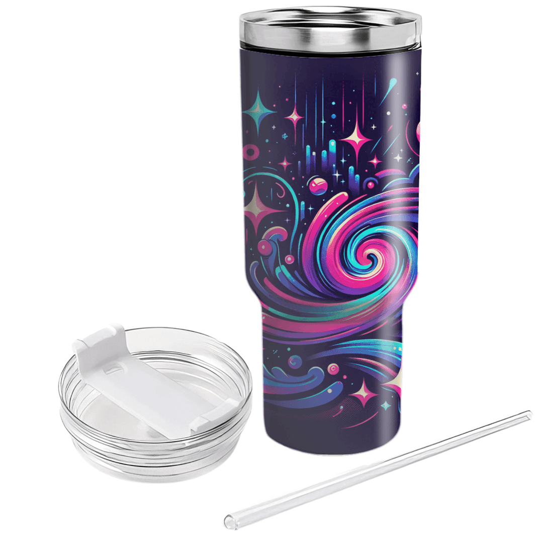 Neon Galaxy  Tumbler Cups