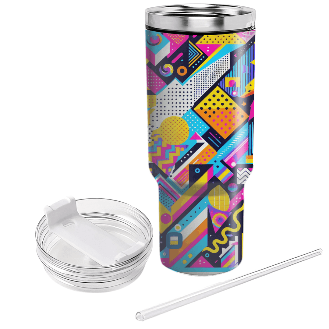Radical Retro Patterns Insulated Tumblers